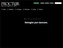 Tablet Screenshot of proctoracademy.org